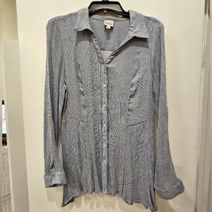 Como Vintage asymmetrical tunic blouse